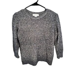 Christopher and Banks Petite Basic Grey Sweater